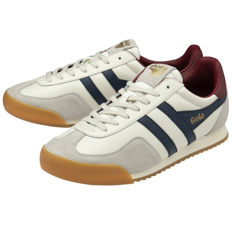 Sneaker Gola Europa skórzany 2025 offwhite/navy/dark red męski