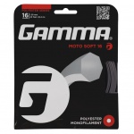 Nawleczka z żyłką tenisową Gamma Moto Soft (trwałość+czucie) szara