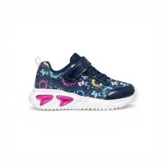 Geox sneakersy Assister ciemnoniebieskie/kolorowe dla dziewczynek