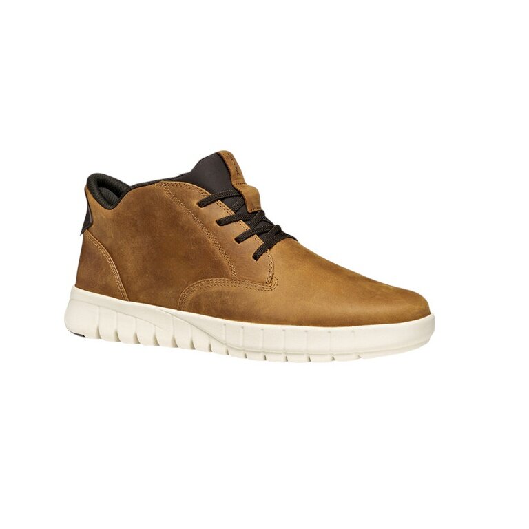 Geox Sneaker Flextride Plus Mid (skóra) brązowy mężczyźni