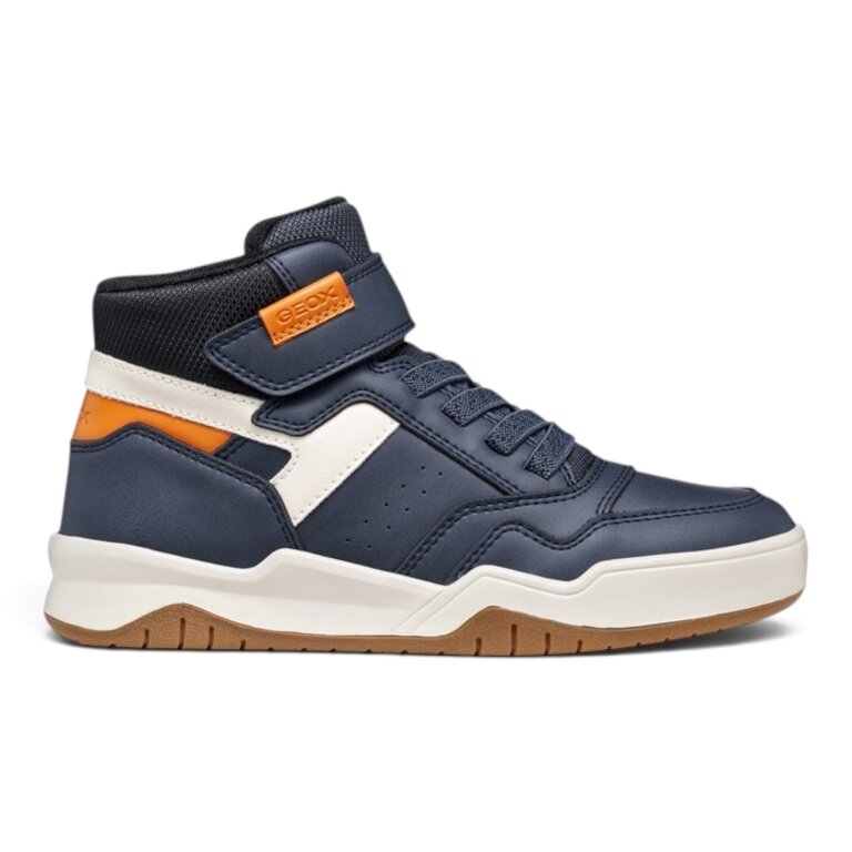 Sneakersy Geox Perth granatowe dla chłopców przedszkolnych