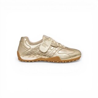 Geox Sneaker Snake Original metaliczny złoty damski