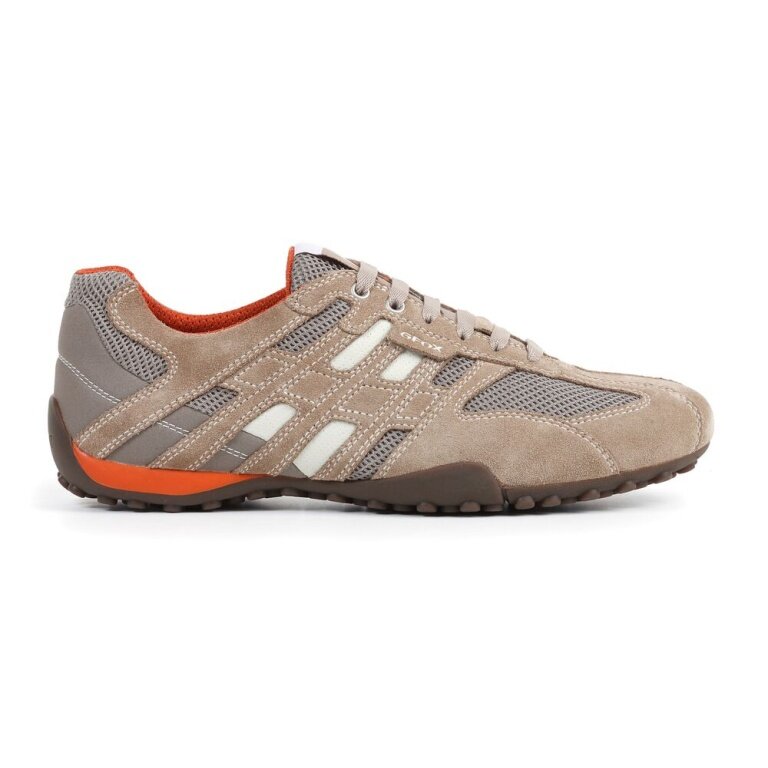 Geox Sneaker Męski Snake (Skóra zamszowa/tekstylia) beżowy Herren