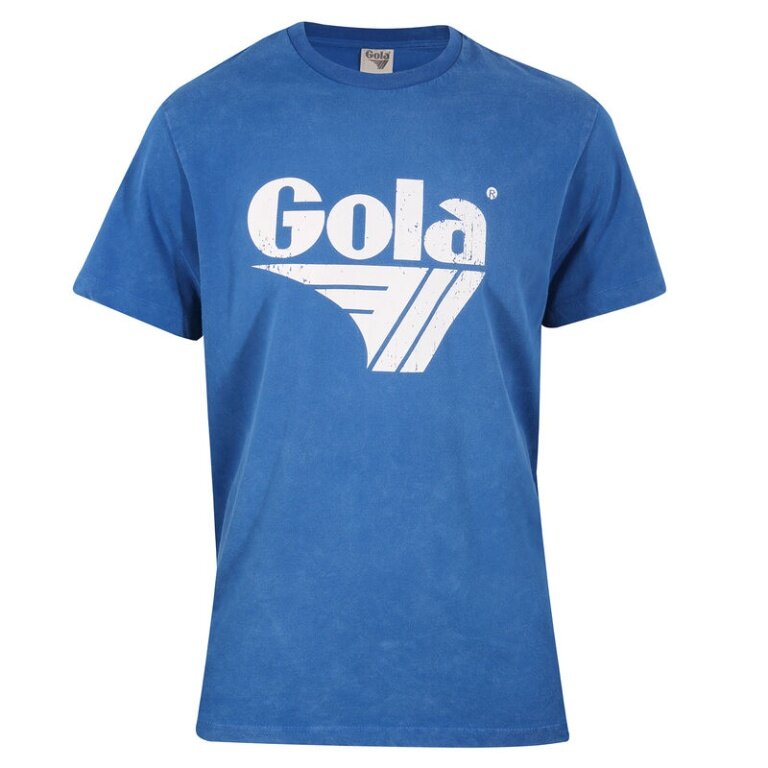 Gola T-shirt Freizeit z nadrukiem logo (bawełna) niebieski męski