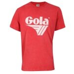 Gola T-shirt Freizeit z nadrukiem logo (bawełna) czerwony męski