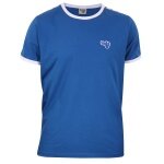 Gola T-shirt Freizeit z logo Taped Ringer (100% bawełna) niebieski męski