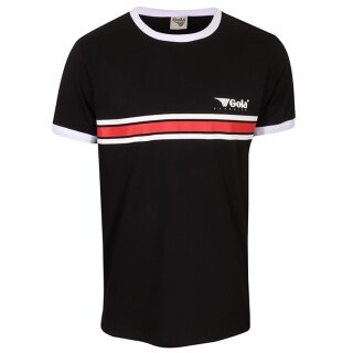 Gola T-shirt Freizeit Stripe Logo (100% bawełna) czarny męski