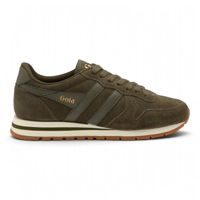 Sneaker Gola Daytona z zamszu w kolorze khaki dla kobiet