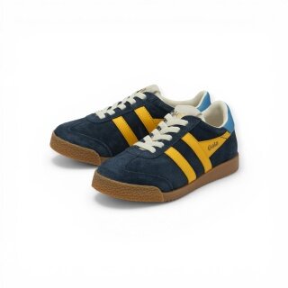 Sneaker Gola Elan 2026 (zamsz, sznurowany) granatowy/słoneczny/jasnoniebieski dziecięcy