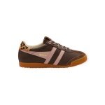 Sneaker Gola Elan Islington - Wyprodukowano w Anglii - ciemny brązowy/różowy dla kobiet