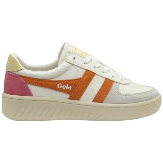 Sneaker Gola Grandslam Trident 2026 mlecznobiały/pomarańczowy damskie