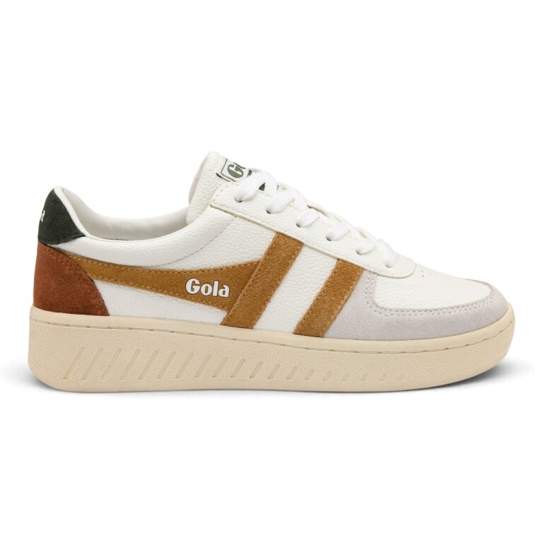 Sneaker Gola Grandslam Trident 2026 biały/brązowy/khaki damskie