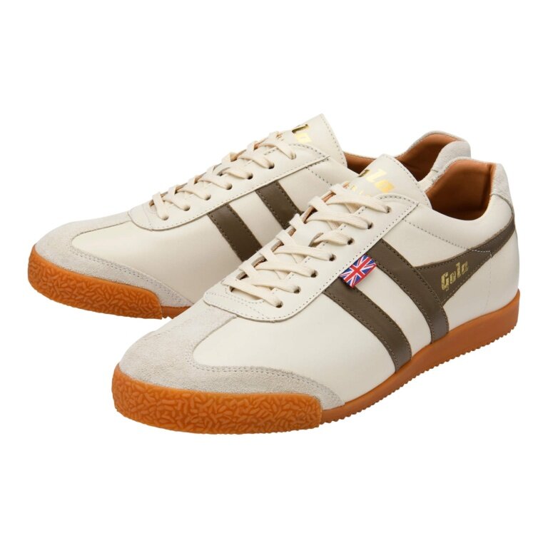 Sneaker Gola Harrier Elite 2 2026 - Wyprodukowano w Anglii - offwhite/tobacco męskie
