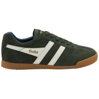 Sneaker Gola Harrier z zamszu i skóry 2026 khakigrün/offwhite/marineblau dla mężczyzn