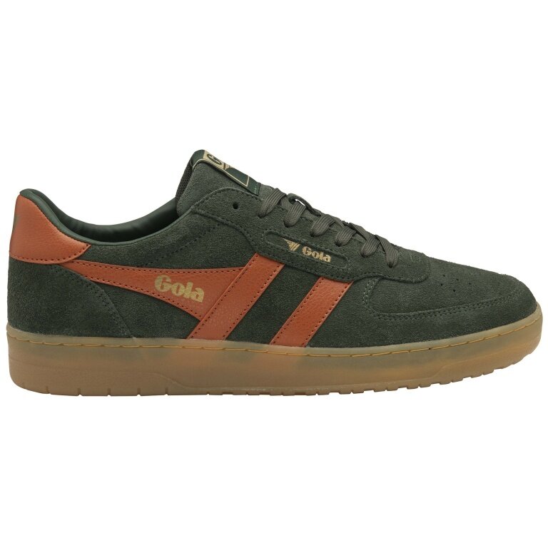Sneaker Gola Hawk '86 2026 (zamsz) khaki/zielony/pomarańczowy/guma męski
