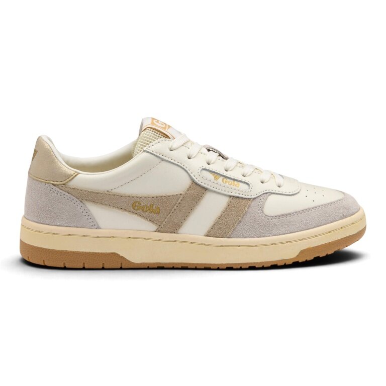 Sneaker Gola Hawk 2026 off white/bone/złoty damskie