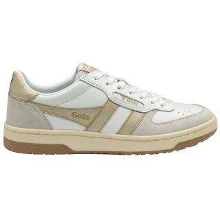 Sneaker Gola Hawk 2026 biały/złoty/beżowy damski