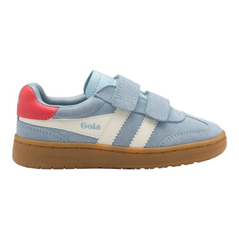 Sneaker Gola Viper 2026 (zamsz, rzep) jasnoniebieskie dziecięce