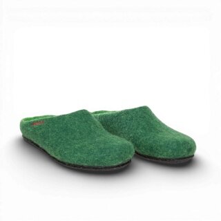 Gottstein Kapcie Magicfelt 709 (100% wełna) ciemnozielone (rozmiar 43-46)