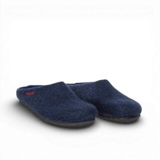 Gottstein Kapcie Magicfelt 709 (100% wełna) granatowe (rozmiar 43-46)