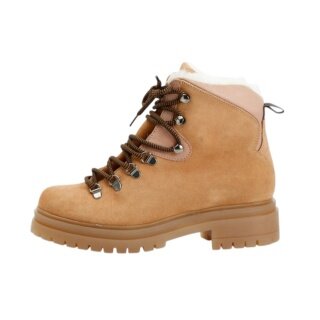 Grand Step Shoes zimowe buty Demi Lace Bootie - brązowe damskie