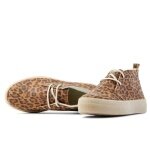 Grand Step Shoes zimowe buty Safari Winter Suede Bootie - zwierzęca brązowa damska