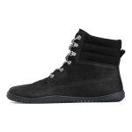 Grand Step Shoes zimowe buty - buty barefoot Nox Lace Bootie (skóra nubukowa) czarne