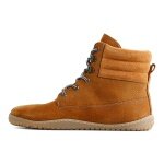 Grand Step Shoes zimowe buty - buty barefoot Nox Barefoot Lace Bootie (skóra nubukowa) brązowe