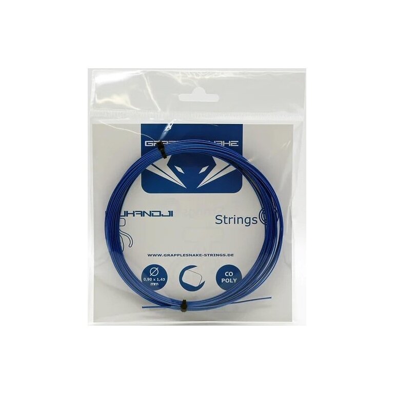 Grapplesnake Tenisowa struna Irukandji (Trwałość+Spin) niebieska 12m zestaw