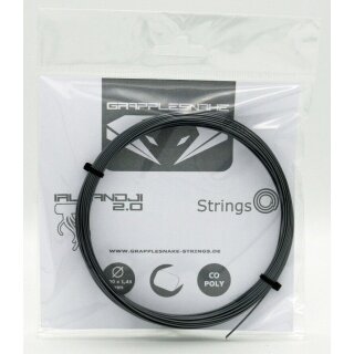 Grapplesnake Tenisowa struna Irukandji (Trwałość+Spin) szara 12m Zestaw
