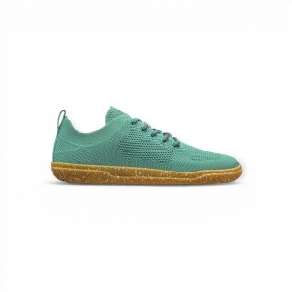 Groundies Barfussschuhe Sneaker Active Knit (Zero Drop, bezszwowe) turkusowe damskie