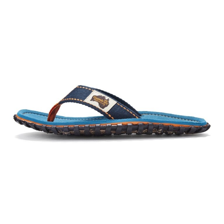 Gumbies klapki Original Flip Flops Tricolor Niebieski niebiesko/pomarańczowy