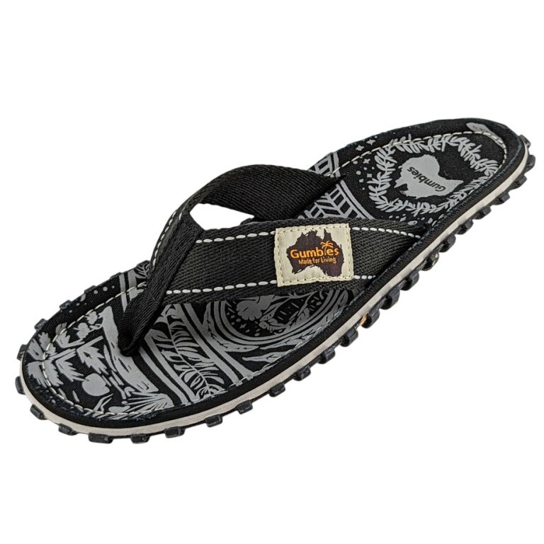 Gumbies klapki Original Flip Flops Midnight czarne/szare męskie