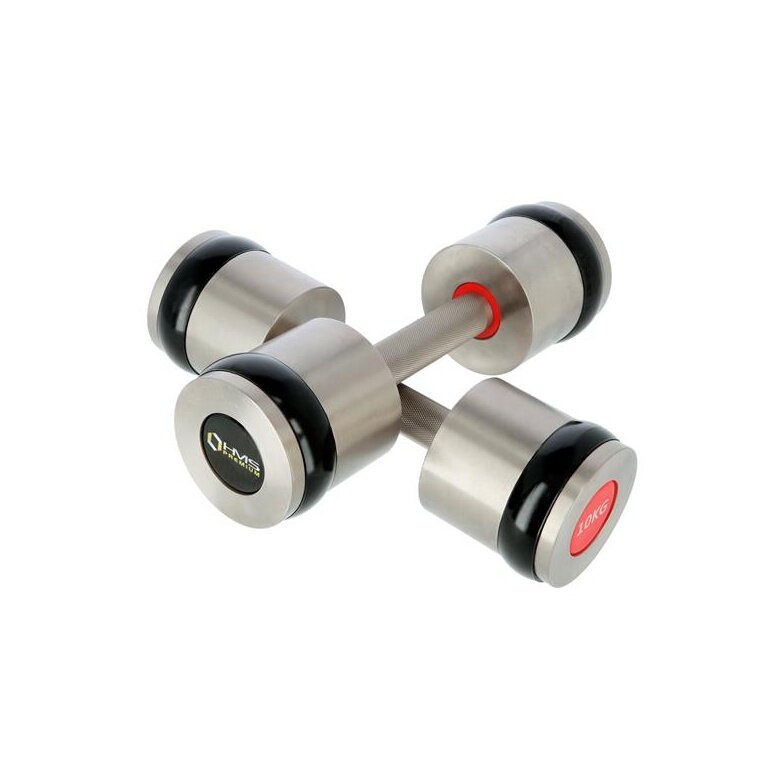HMS Fitness Premium HH10 chromowane hantle 2x10kg