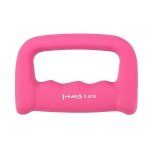 HMS Fitness Hantla CK05 (z pierścieniem) z żeliwa z powłoką neoprenową - 0,5 kg różowa - 1 sztuka