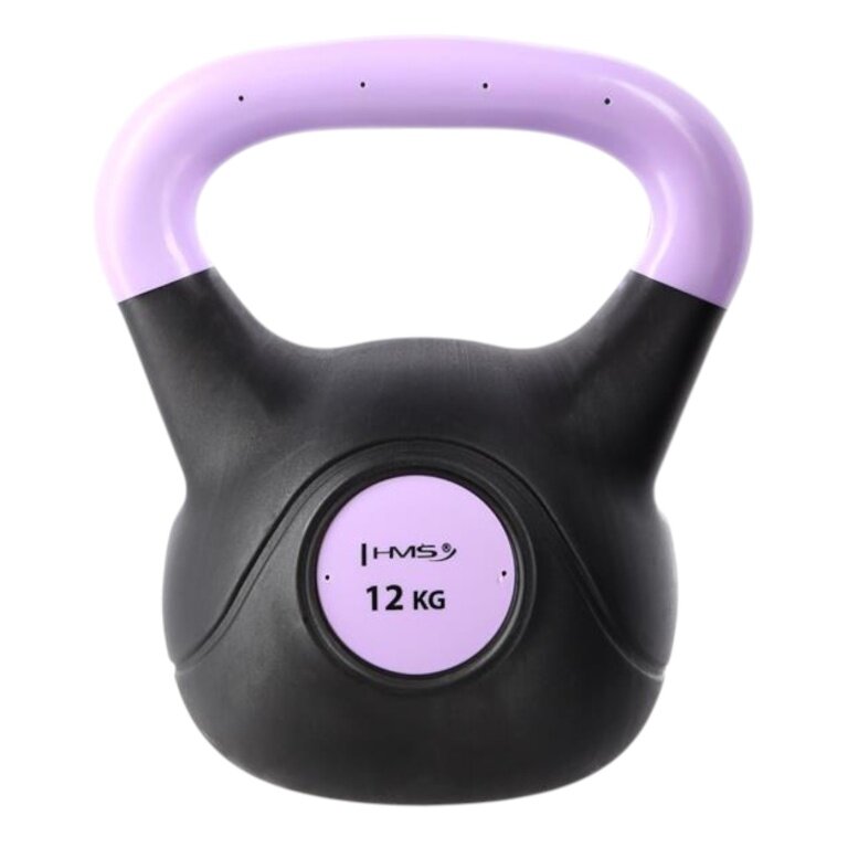 HMS Fitness Kettlebell KPC12 fioletowo/czarny 12,0kg - 1 sztuka -