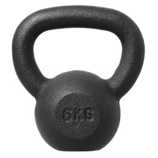HMS Fitness Kettlebell KZG06 czarna 6,0kg - 1 sztuka -
