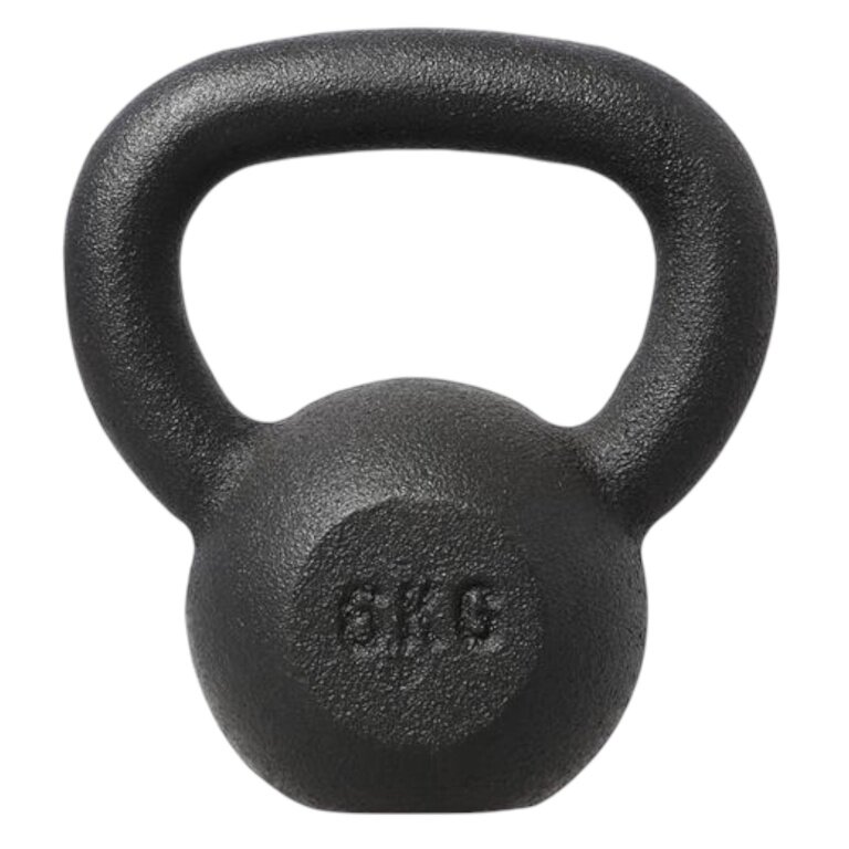 HMS Fitness Kettlebell KZG06 czarna 6,0kg - 1 sztuka -