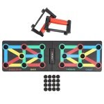 HMS Fitness PU12 Wielofunkcyjne ławka do pompek czarna/wielokolorowa