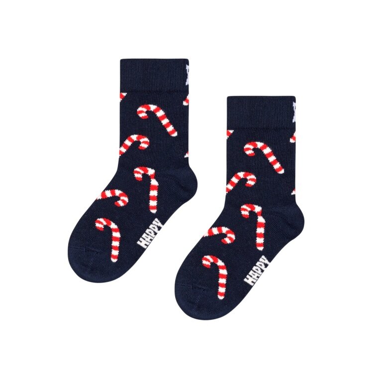 Skarpetki Happy Socks Tagessocke Kids Candy Cane (Zuckerstange) granatowe dziecięce - 1 para