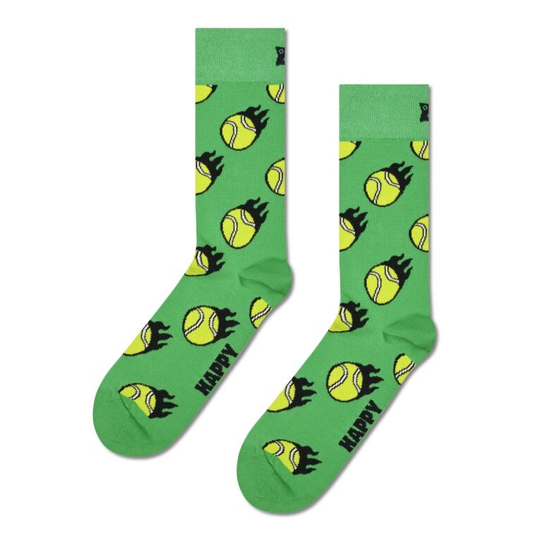 Skarpetki Happy Socks Crew Tennisball zielone - 1 para