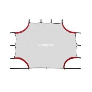 Hudora piłkarska ściana do strzałów czerwona - 2,13m x 1,52m
