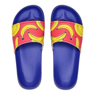 Skarpetki Happy Socks klapki Banana Slider ciemnoniebieskie/czerwone/żółte - 1 para