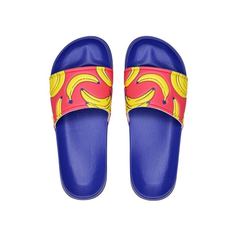 Skarpetki Happy Socks klapki Banana Slider ciemnoniebieskie/czerwone/żółte - 1 para