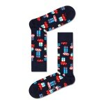 Happy Socks Skarpetki codzienne Crew Holiday Shopping (Boże Narodzenie) czarne - 1 para