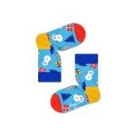 Happy Socks Skarpetki dzienne Crew Kids Bring it on Skarpetka niebieska Dzieci - 1 Para