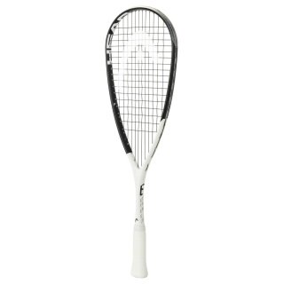 Head Dziecięca rakieta do squasha Extreme Junior 120g/z wyważeniem na głowę 2023 czarna/biała - naciągnięta -