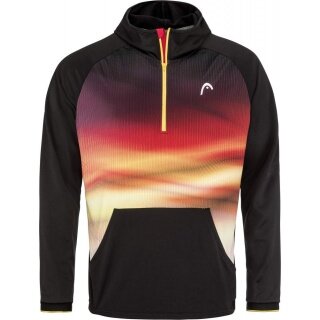 Head Bluza z kapturem DTB Power Hoodie czarna/czerwona dla chłopców