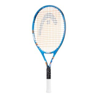 Raketa tenisowa Head Kinder Jannik 25in (9-12 lat) 2026 niebieska - naciągnięta -