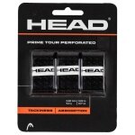 Head Overgrip Prime Tour Perforowany 0,6 mm (komfort, chwytność) czarny 3 szt.